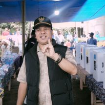 Bupati H Suhardiman Amby Mencoblos di TPS 01 Desa Pulau Panjang,Ajak Masyarakat Sukseskan Pemilu 2024